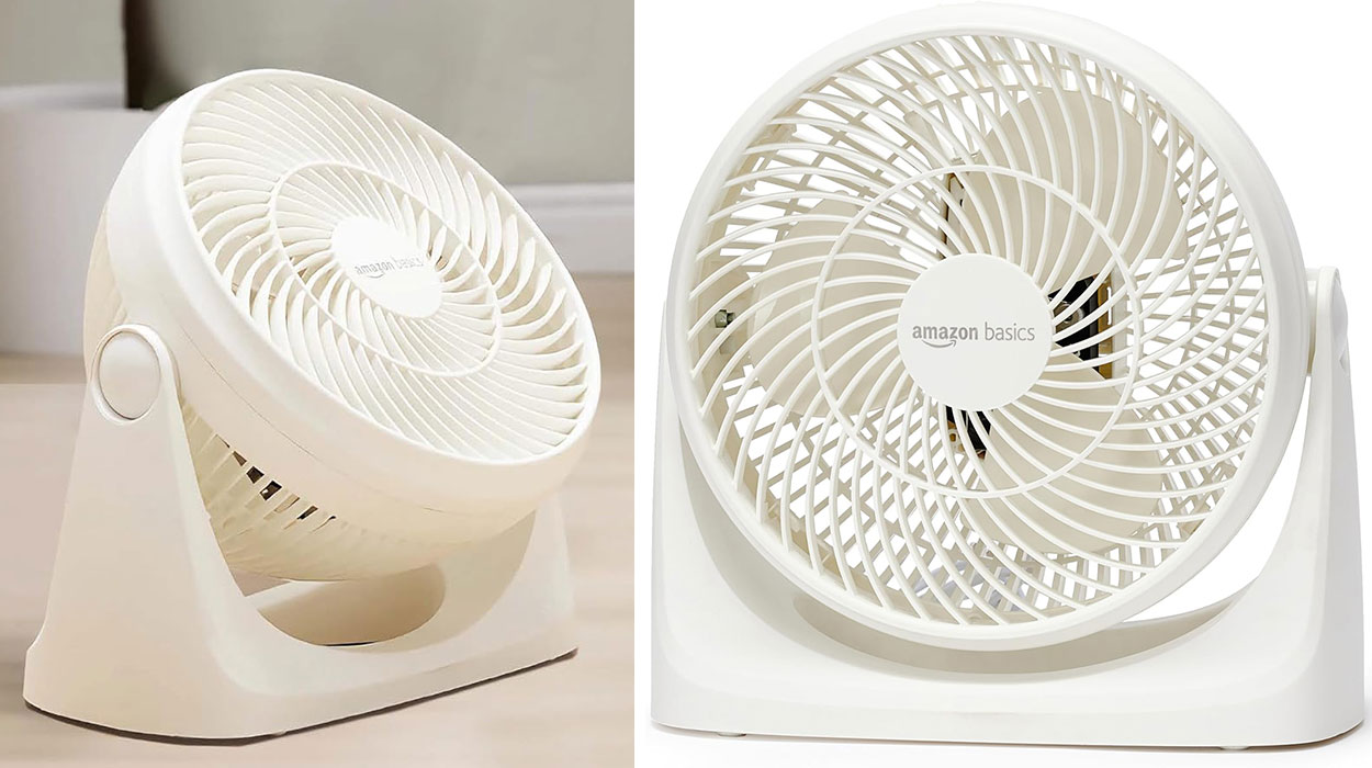 Chollo Ventilador de escritorio portátil Amazon Basics 