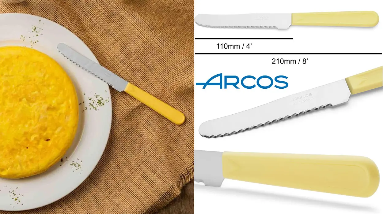 Chollo Cuchillo de mesa Arcos de 110 mm