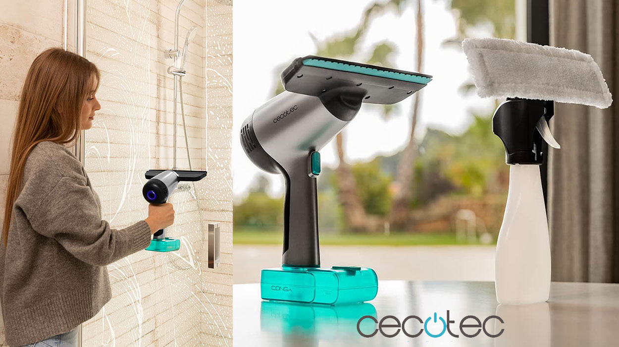 Chollo Aspirador limpiacristales Cecotec Conga Rockstar 3700 Glass