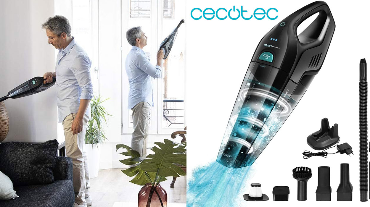 Chollo Aspirador de mano Cecotec Conga Immortal ExtremeSuction