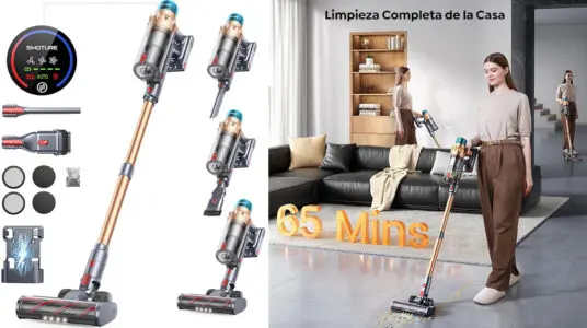 Aspiradora inalámbrica SMOTURE VAC01 de 50 kPa