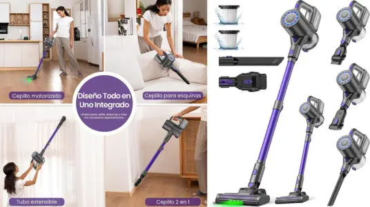 Chollo Aspiradora inalámbrica Suirviz U8 todo en uno de 40 KPa
