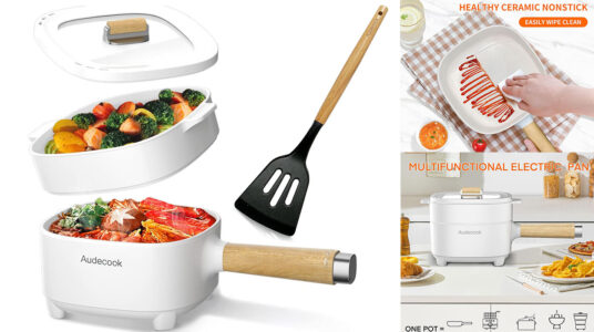Chollo Sartén eléctrica cerámica Audecook de 2 litros