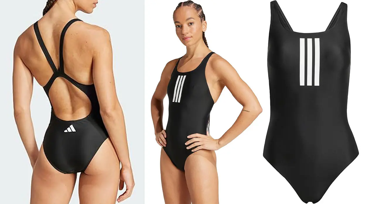 Chollo Bañador Adidas V-Back 3 Bandas para mujer