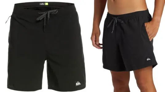 Chollo Bañador Quiksilver Everyday Solid Volley negro para hombre