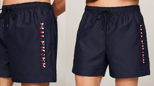 Chollo Bañador Tommy Hilfiger medio largo con logo para hombre