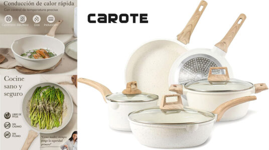 Chollo Batería de cocina Carote de 8 piezas