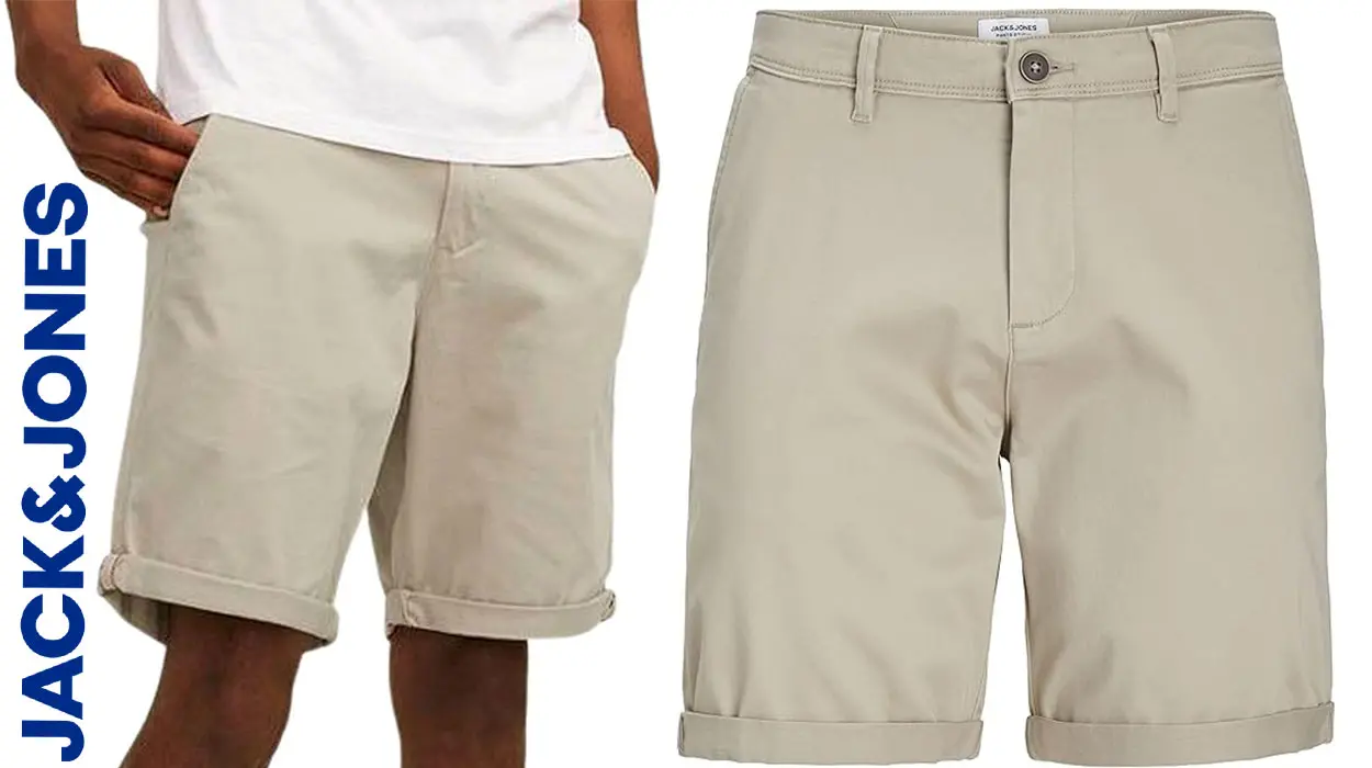 Chollo Shorts chinos Jack & Jones beige para hombre