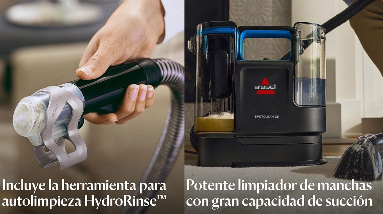Chollo Aspirador quitamanchas Bissell SpotClean C5 