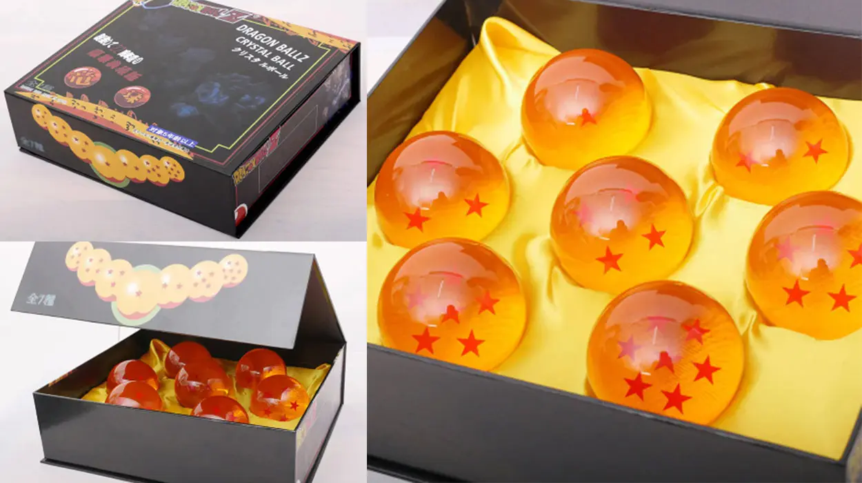 Bolas de dragón de DRAGON BALL en caja de regalo