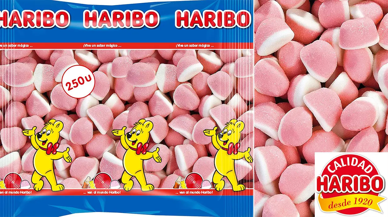 Chollo Bolsa de Besitos de nata Haribo de 250 ud