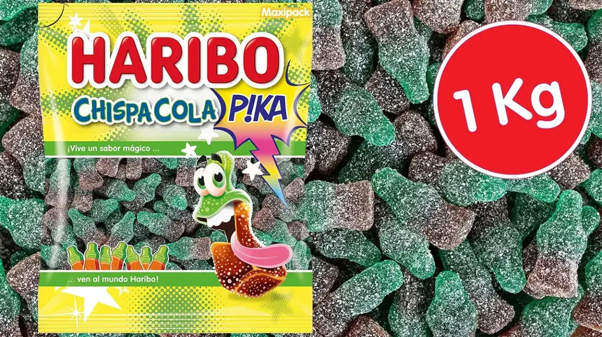 Bolsa de gominolas Chispa Cola de Haribo de 1 kilo