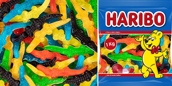 Chollo Bolsa de gominolas Lagartones Haribo de 1 kg 