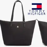 Bolso tote Tommy Hilfiger Poppy para mujer negro