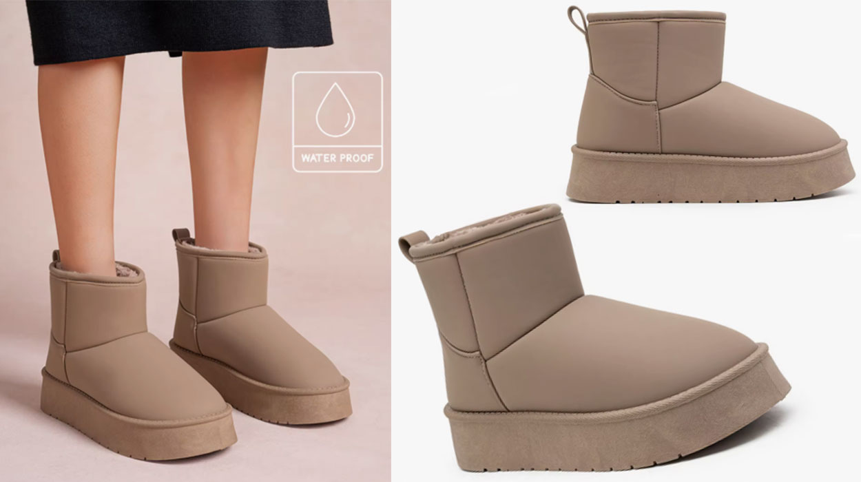 Chollo Botas impermeables de invierno para mujer