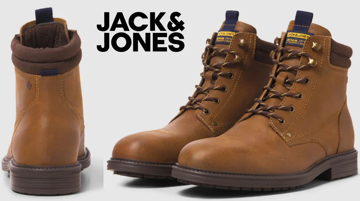 Chollo Botas de piel Jack & Jones Jfwsolomon para hombre