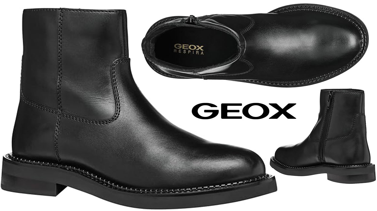 Chollo Botines Geox Serilda de tacón bajo para mujer