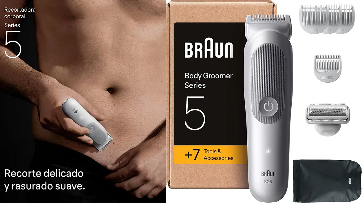 Chollo Recortadora corporal Braun Series 5 BG5555