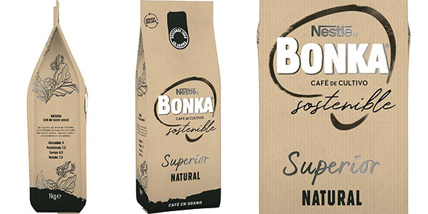 Café en grano Bonka Superior Natural de 1 kg