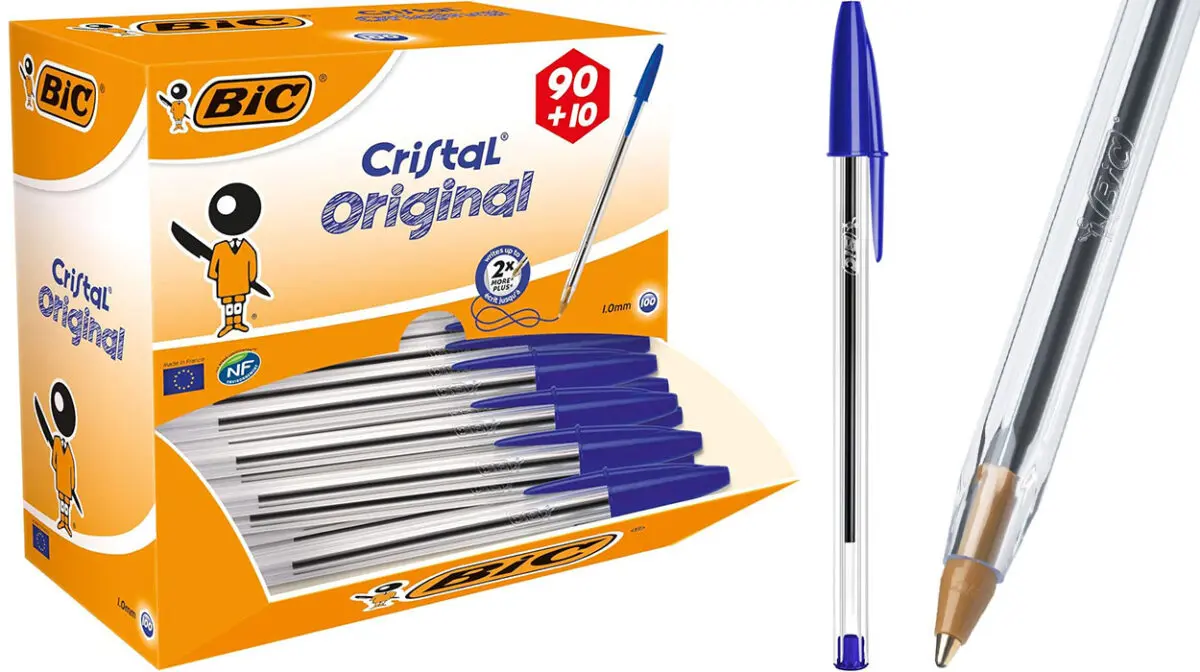 Caja de 150 bolígrafos BIC Cristal Original en azul