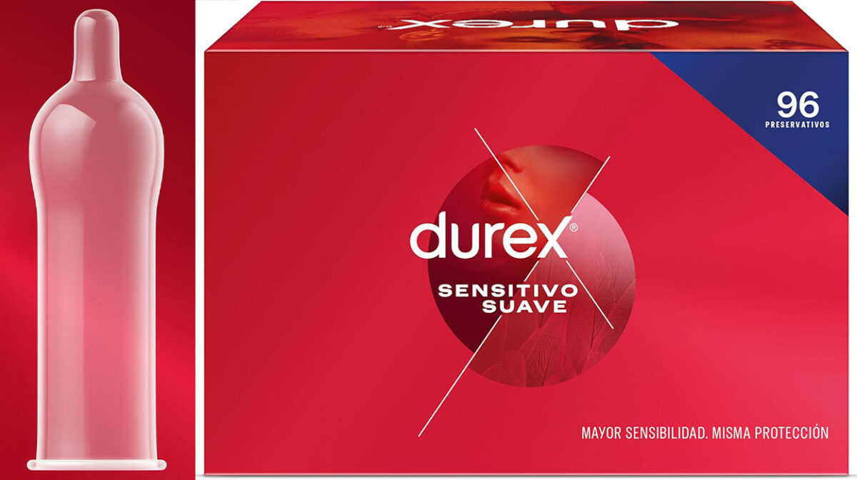 Caja de 96 preservativos Durex Sensitivo Suave