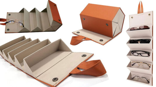 Chollo Caja de almacenamiento plegable Jiamian para gafas de sol