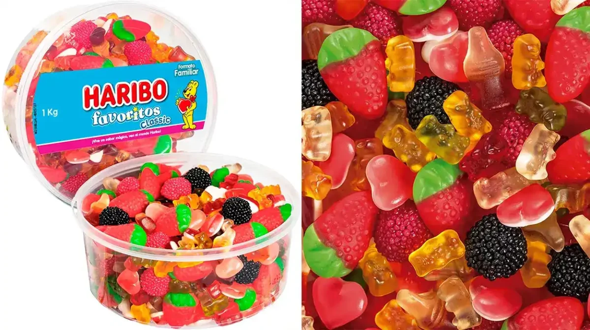 Tarro de gominolas Haribo Favoritos Classic de 1 kg