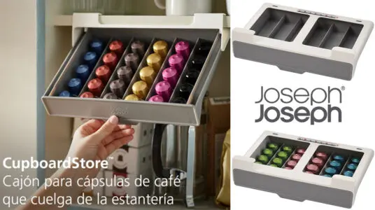 Cajón Joseph Joseph portacápsulas de café Nespresso de 30 uds