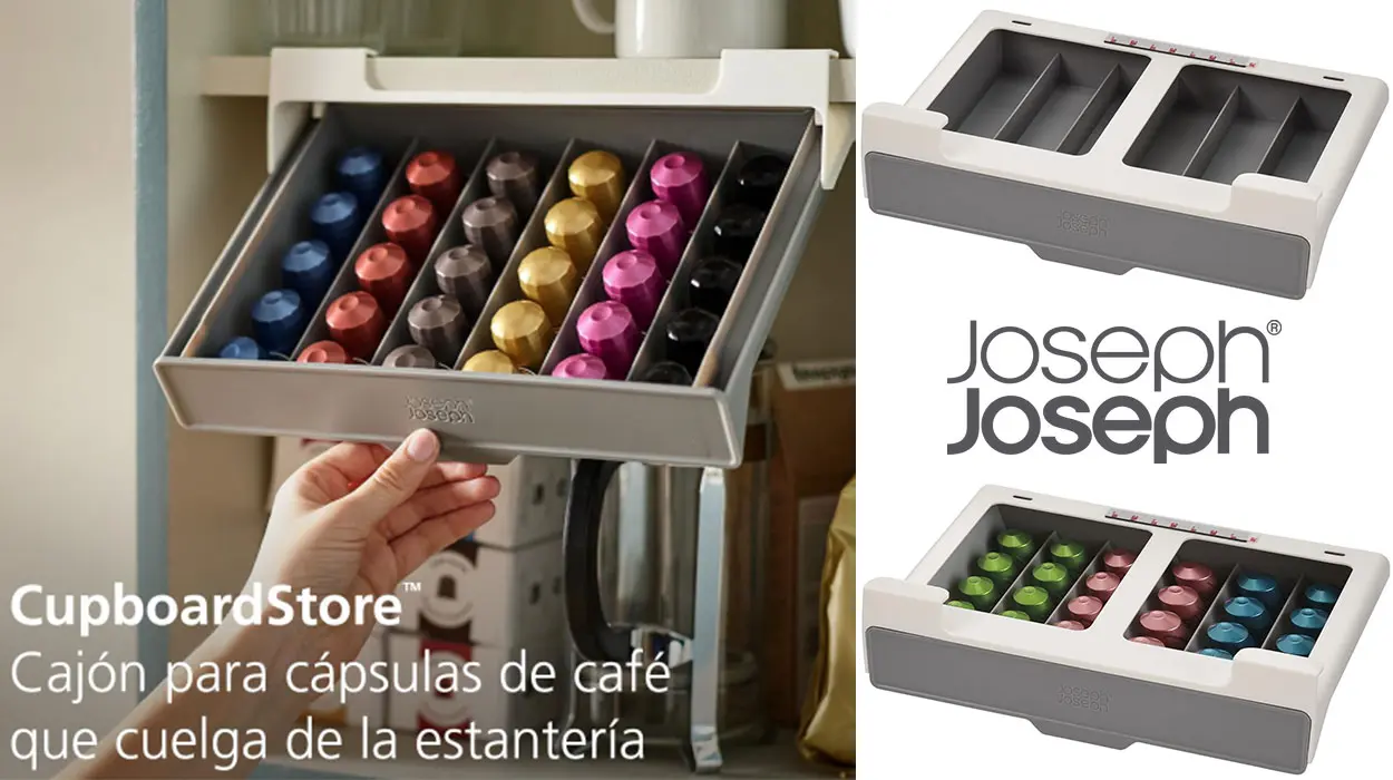 Cajón Joseph Joseph portacápsulas de café Nespresso de 30 uds 