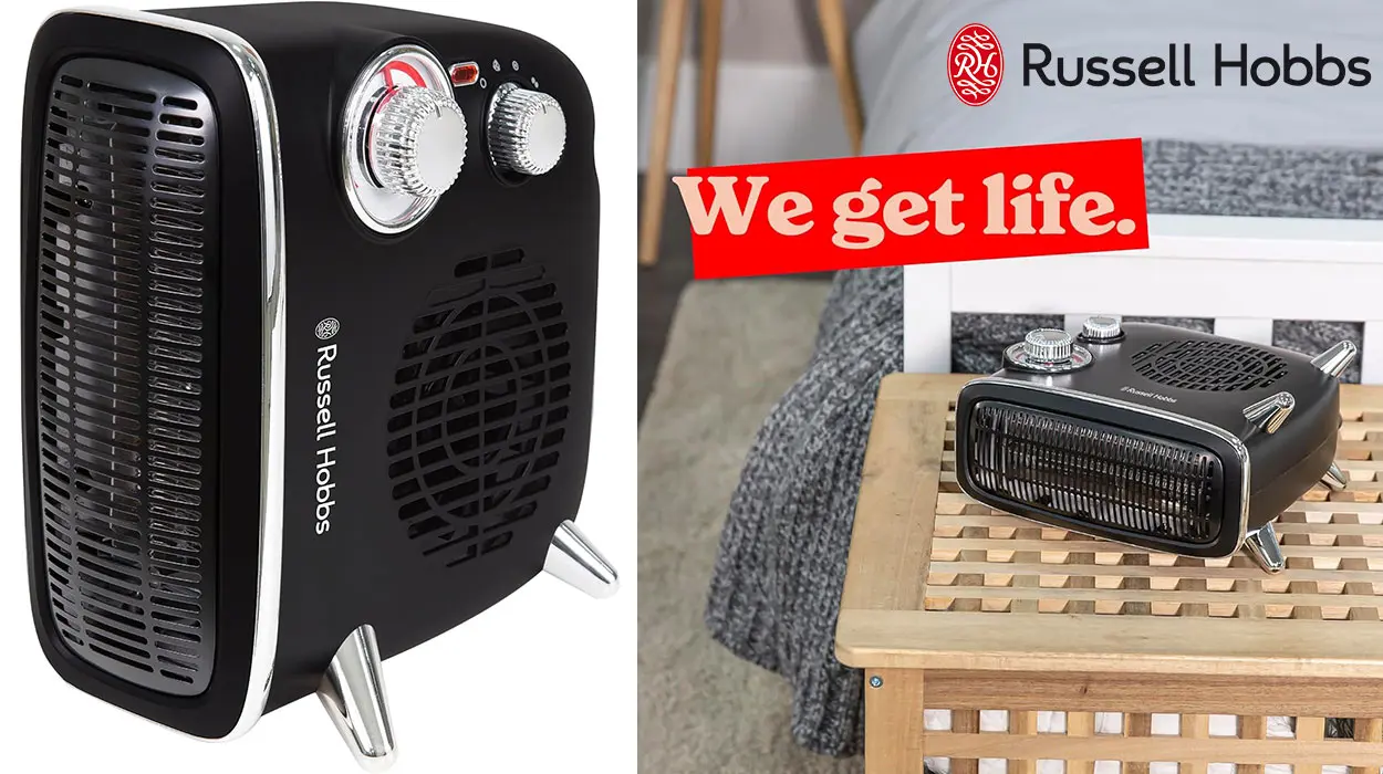 Chollo Calefactor eléctrico Russell Hobbs Retro Fan Heater