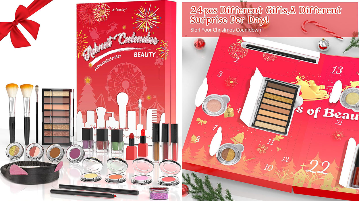 Chollo Calendario de Adviento 2024 con 24 productos de maquillaje 