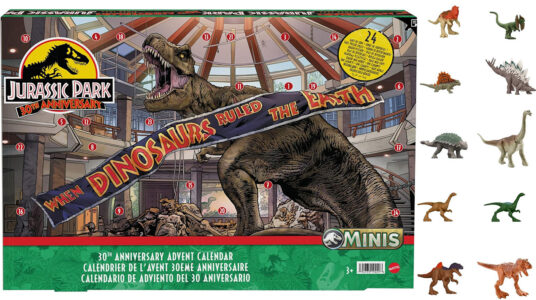 Chollo Calendario de Adviento de Jurassic Park