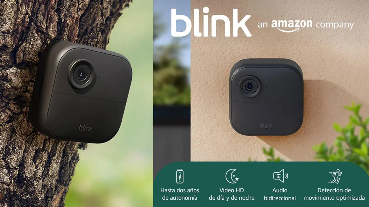 Chollo Cámara de seguridad inteligente HD sin cables Blink Outdoor 4 