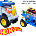 Chollo Camión de transporte Monster Truck Rhino Rig de Hot Wheels