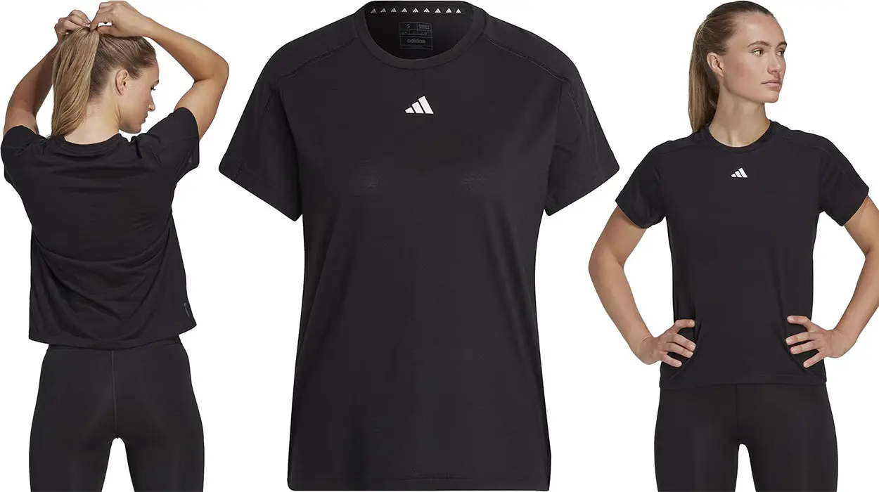 Chollo Camiseta Adidas Aeroready Train Essentials Minimal Branding para mujer 