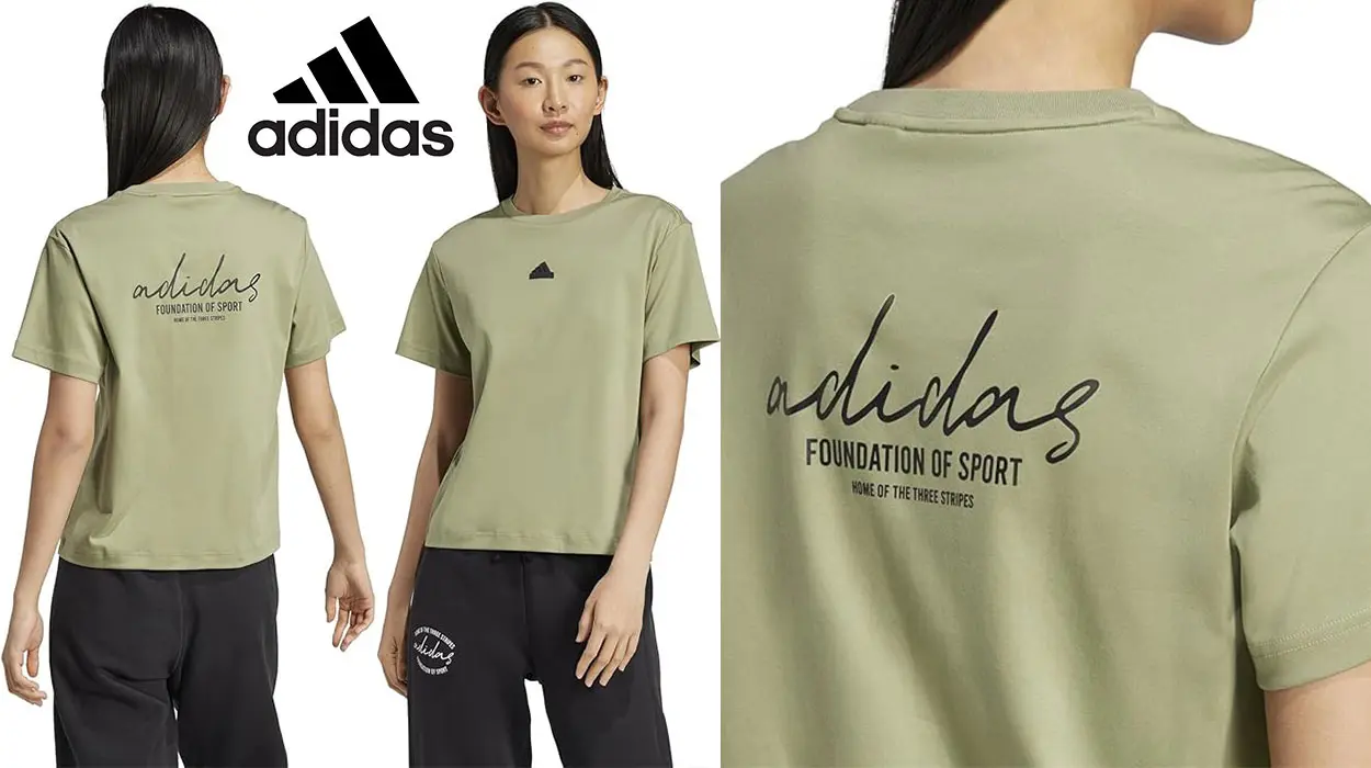 Chollo Camiseta Adidas Signature Graphic Print para mujer 