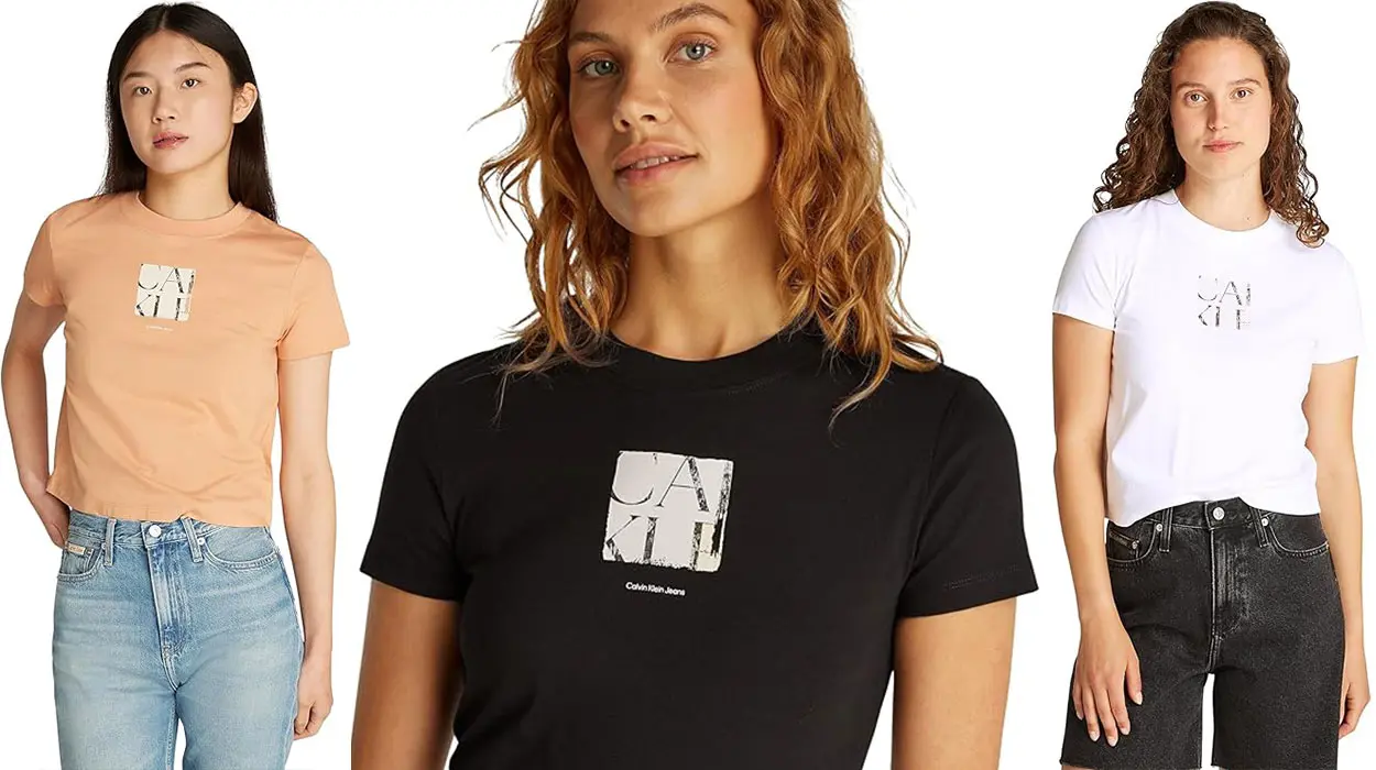 Chollo Camiseta básica Calvin Klein para mujer