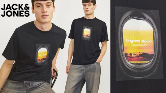 Chollo Camiseta estampada Jack & Jones Jorvesterbro para hombre