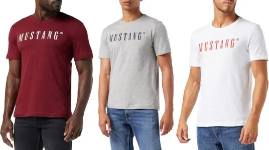 Chollo Camiseta estampada Mustang Alex para hombre