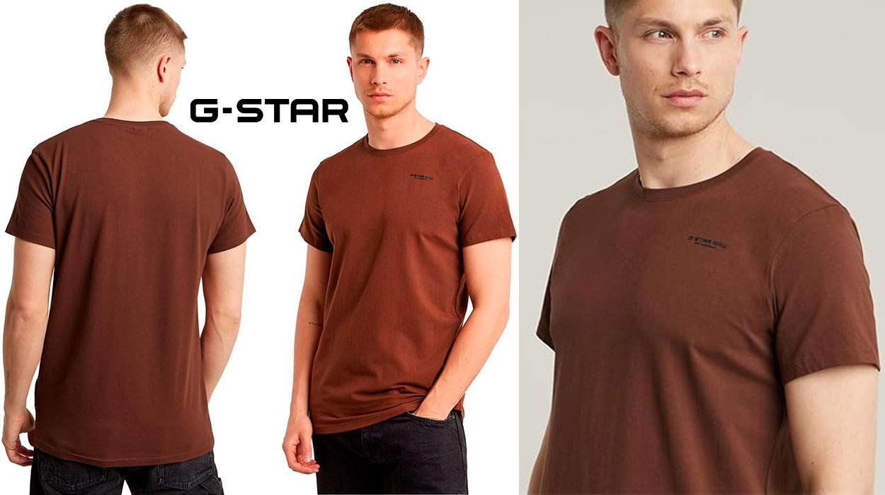 Chollo Camiseta G-Star Slim Base para hombre