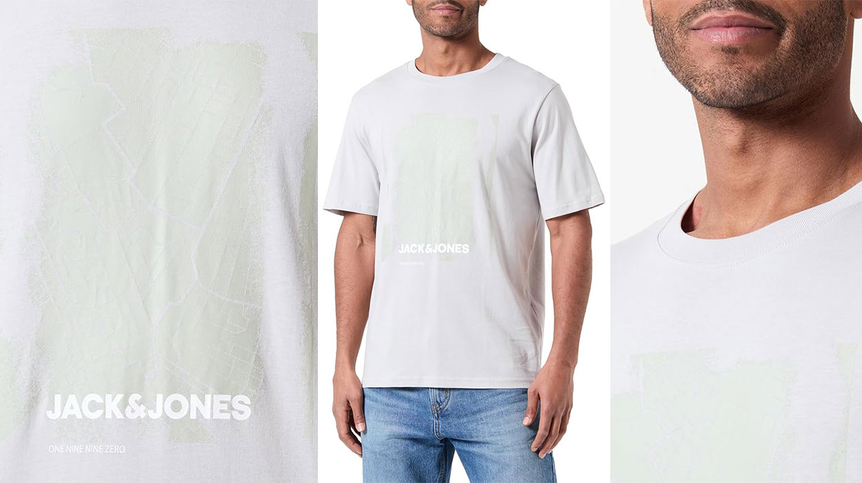 Chollo Camiseta Jack & Jones Jcocity Map para hombre