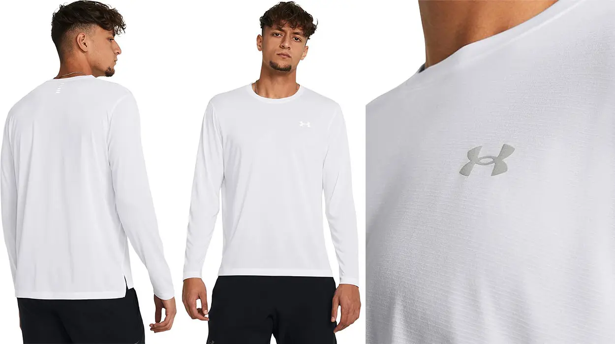 Camiseta de manga larga Under Armour UA Launch para hombre