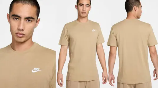 Chollo Camiseta Nike Sportswear Club beige para hombre