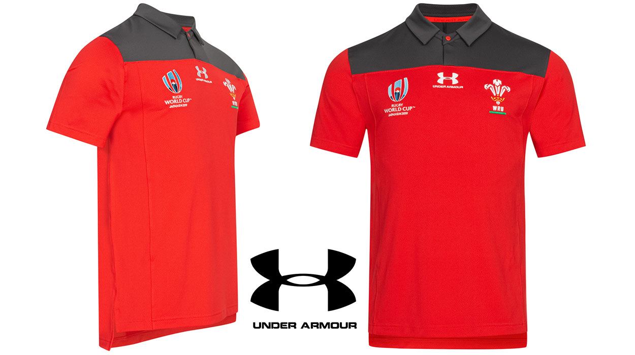 Chollo Camiseta de rugby Under Armour de la Copa del Mundo de la Unión de Gales