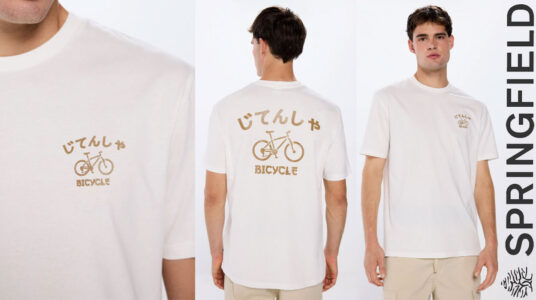 Chollo Camiseta Springfield Bici para hombre