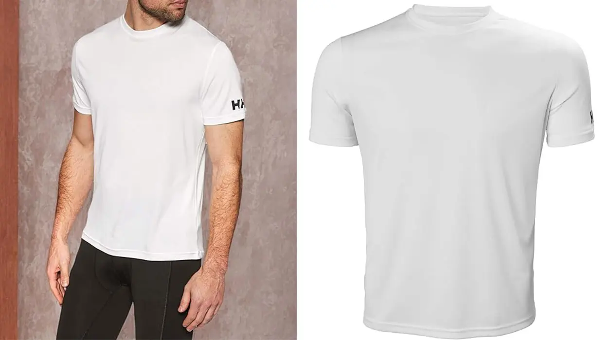 Chollo Camiseta técnica Helly Hansen Tech de secado rápido para hombre 