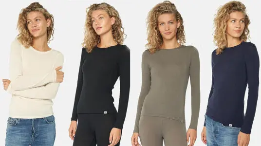 Chollo Camiseta térmica Danish Endurance de lana merina para mujer