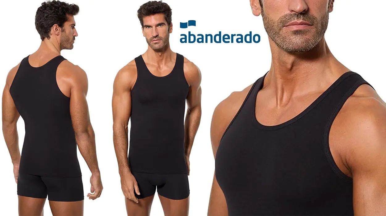 Chollo Camiseta interior de tirantes Abanderado para hombre