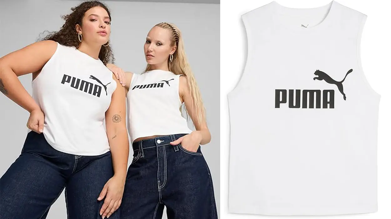 Chollo Camiseta de tirantes Puma ESS No. 1 Logo Slim para mujer 