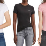 Chollo Camiseta básica Tommy Jeans Slim Fit para mujer